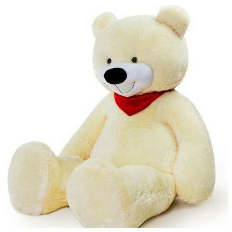 Большой плюшевый медведь Тимоша 220 см белого цвета, Мягкий медведь большой игрушка 220 см (ор), длина 180 см