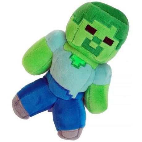 Мягкая игрушка Minecraft (Майнкрафт) Зомби 12 см