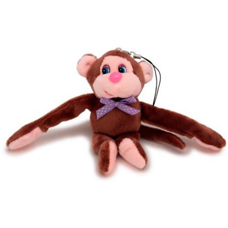Мягкая игрушка Magic Bear Toys Никола с длинными руками, цвет коричневый (12 см)