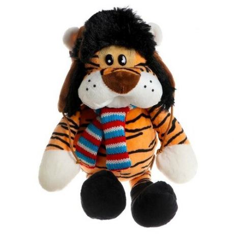 Мягкая игрушка «Тигр в шапочке», 20 см