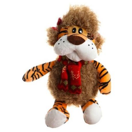 Мягкая игрушка «Тигр», в зимнем, 24 см