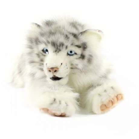 Мягкая игрушка Hansa Детёныш белого тигра лежащий, 54 см