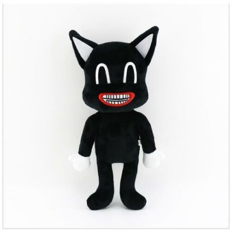 Мягкая игрушка Картун кэт, Cartoon cat, Сиреноголовый, черного цвета
