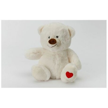 Мягкая игрушка Медвежонок с сердечком, Размер (ШхВхГ): 12x21x10 см