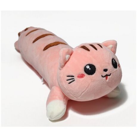 Мягкая игрушка длинный кот. Новый кот-батон/багет. 60 см.