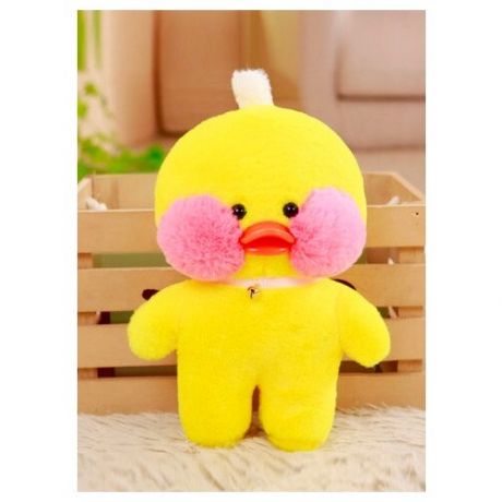 Мягкая игрушка "Утенок Лала Фанфан" (Lalafanfan Duck) 30 см.