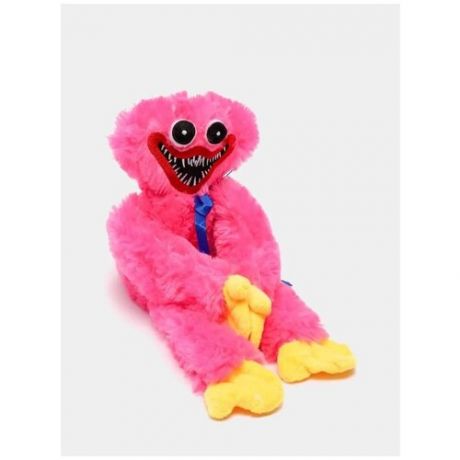 Мягкая игрушка киси миси розовая 40см / игрушка huggy wuggy / хагги вагги