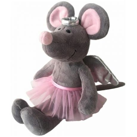 Мягкая игрушка Softoy Мышь в розовой юбочке, 26 см