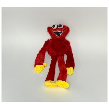 Мягкая игрушка HuggyWuggy /Playtime/ Яркий плюшевый Хагги-Вагги / Страшная игрушка монстр 40 см красный
