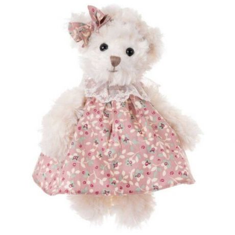 Мишка Тедди Maja в цветастом платье 25 см