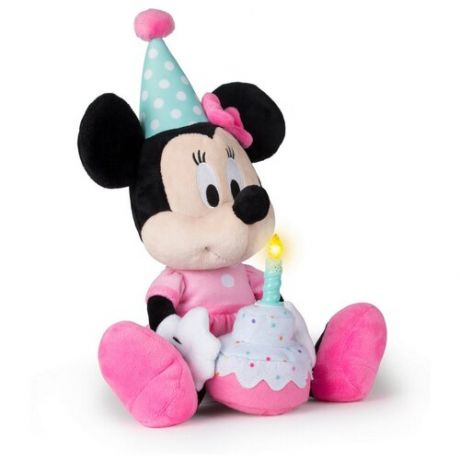 Мягкая игрушка Disney "Минни: День рождения Минни" (34 см, интеракт., звук, свет)
