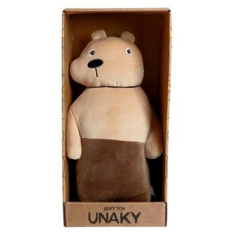 Мягкая игрушка Unaky Soft Toy "Медведь Гризли", 33 см