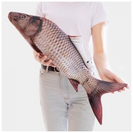 NoBrand Подушка в виде рыбы "Карп" (65 см)