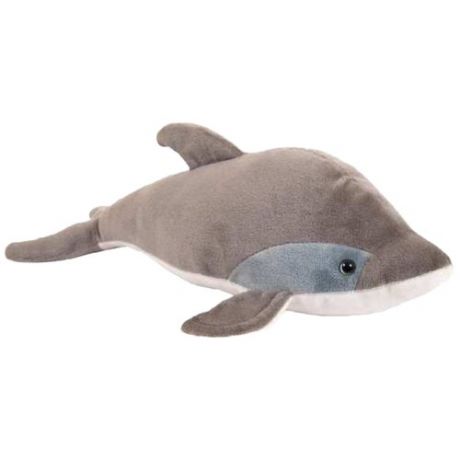 Мягкая игрушка ABtoys В дикой природе Дельфин, 9 см, серо-коричневый