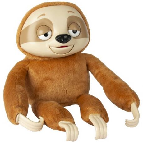 Мягкая игрушка Club Petz Ленивец Mr. Slooou, 29 см, коричневый