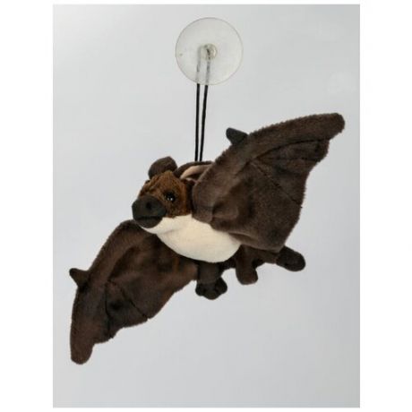 Игрушка мягконабивная LEOSCO Мышь летучая 24 см коричневая