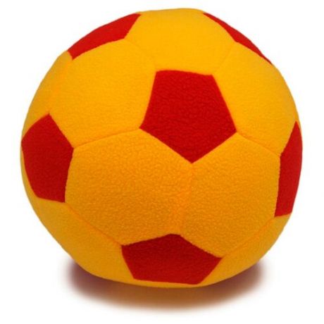 Мягкая игрушка Magic Bear Toys Мяч мягкий цвет желто-красный диаметр 23 см