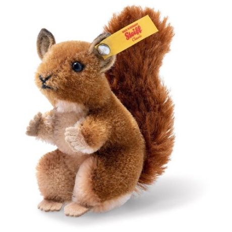 Мягкая игрушка Steiff Wildlife Giftbox squirrel (Штайф белка в подарочной коробке Дикая природа 10 см)