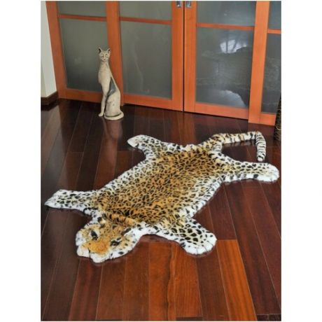 Мягкая игрушка - Реалистичный коврик Леопард 170 см.