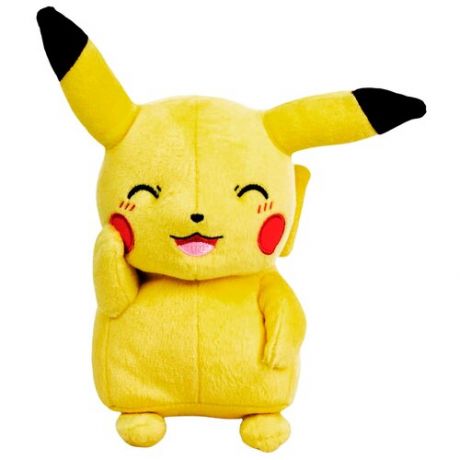Мягкая игрушка Takara Tomy Покемон Пикачу, 30 см, желтый