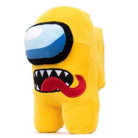 Мягкая игрушка AMONG US предатель 30 см с приятными тактильными ощущениями и вышивкой языка