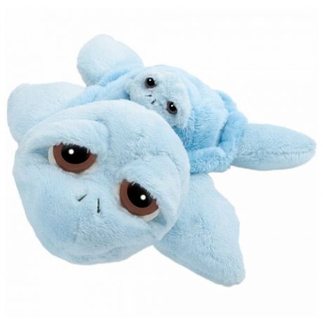 Мягкая игрушка Suki Li'l Peepers Reef Blue Medium Daddy and Baby Squeaker Turtle (Зуки Морская черепаха с малышом 26 см)
