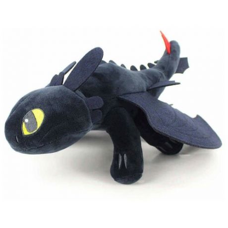 Мягкая игрушка ночная фурия Дракон Беззубик 40 см