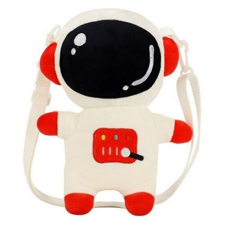 Мягкая игрушка / сумочка / сумка через плечо Космонавт / Астронавт красный