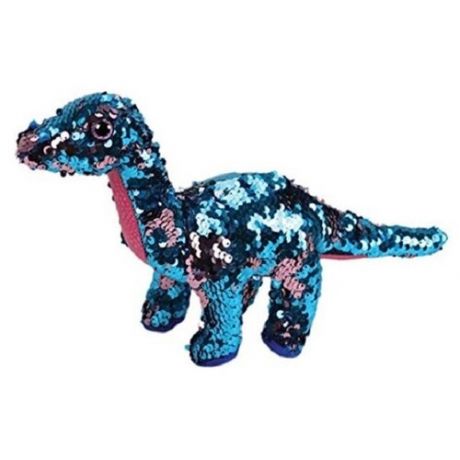 Мягкая игрушка Динозавр с пайетками 20 см