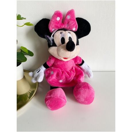 Мягкая игрушка Минни Маус в розовый платье плюшевый Дисней 25 см