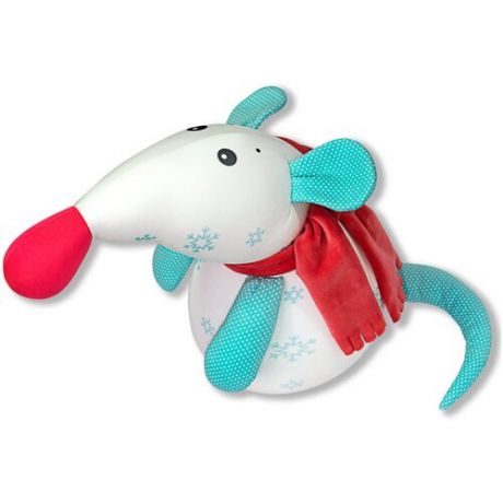 Игрушка-антистресс Штучки, к которым тянутся ручки Мышка Снежинка, голубая снежинка, малая