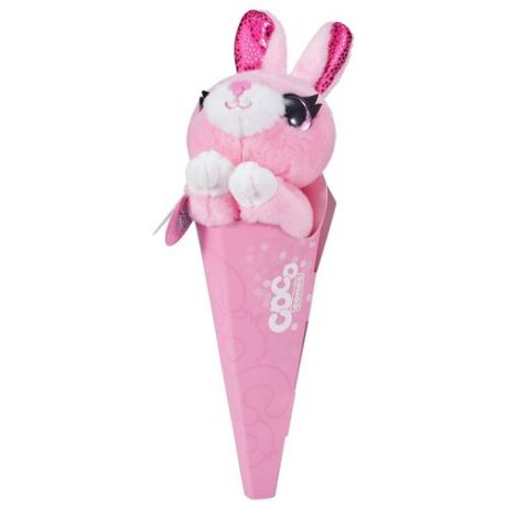 Мягкая игрушка Zuru в конусе Coco Surprise Кролик, 27 см, розовый