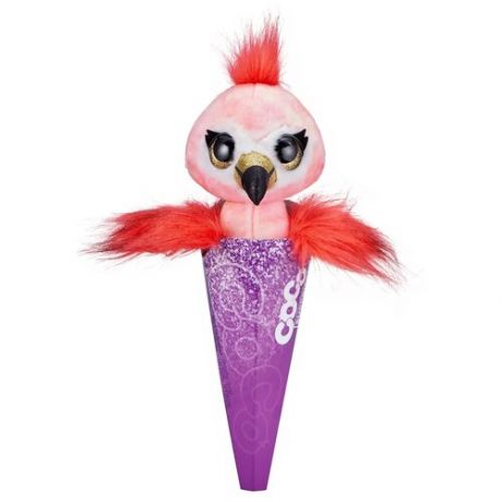 Мягкая игрушка Zuru в конусе Coco Surprise Фламинго, 27 см, розовый