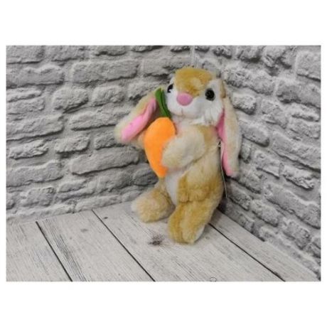 Мягкая игрушка Кролик с морковкой 20см, арт.9513