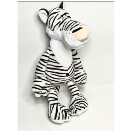 Мягкая игрушка Тигр /Мягкая игрушка Тигр светлый- серия животные джунглей, бежевый , 30 см