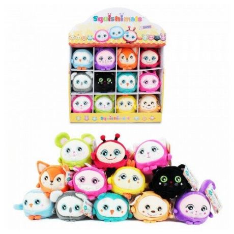 Игрушка 1TOY Squishimals 10 см,12 видов зверушек на выбор. Т14197