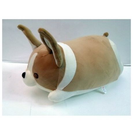 5110/65 Мягкая игрушка - подушка собака Корги (Corgi) с длинными ушами, длина 65 см.