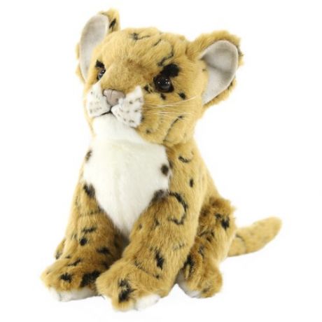 Мягкая игрушка Hansa Creation Котёнок ягуара коричневый, 17 см, коричневый