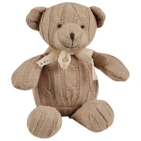 Мягкая игрушка Magni Медвежонок Тедди с бантиком, 25 см