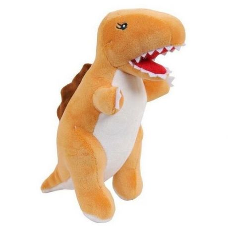Мягкая игрушка ABtoys Dino Baby Динозаврик коричневый, 17см M4950