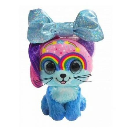 Плюшевая игрушка Little Bow Pets с бантиком сюрпризом котенок Twinkle