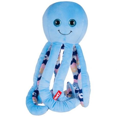 Мягкая игрушка Fancy Осьминог голубой, 35 см