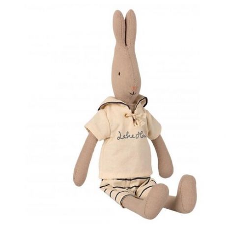 Мягкая игрушка Maileg Кролик моряк в белом костюме, 32 см