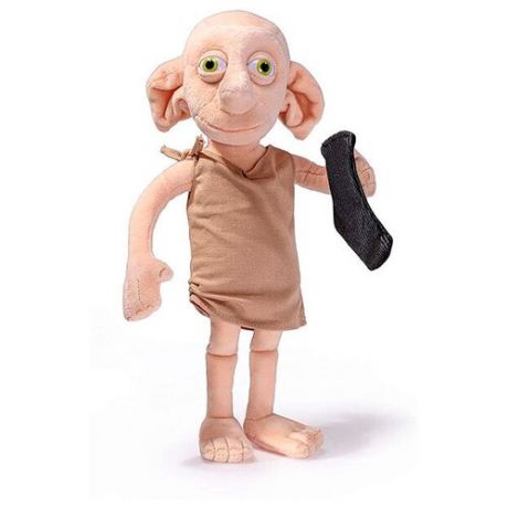 Плюшевая кукла домовой Добби из фильма Гарри Поттер (The Noble Collection Dobby? Electronic Interactive Plush)