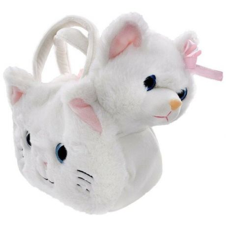 Мягкая игрушка Fluffy Family Котенок сумочке с котенком, 18 см