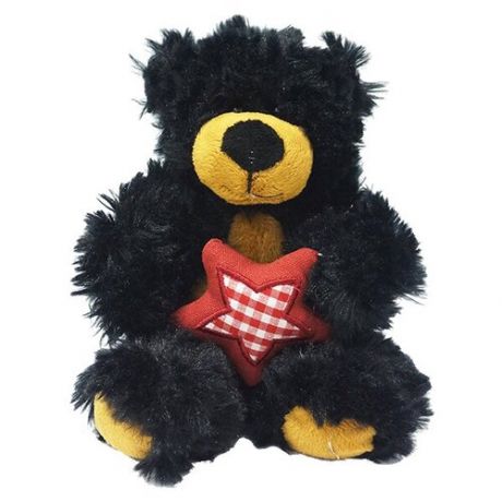 Мягкая игрушка Maxitoys Медведь Блейк со звездой, 25 см