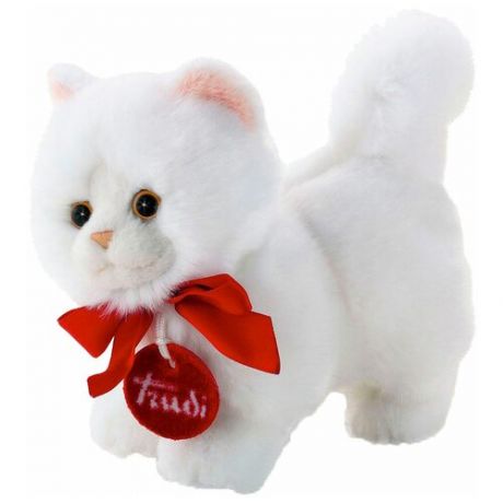Мягкая игрушка Trudi Кошка белая, 15 см