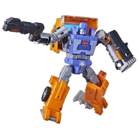 Трансформер Transformers Королевство Класс Делюкс Хаффер F0675, синий/оранжевый/серый