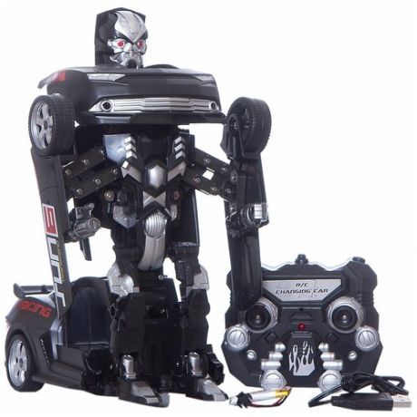 Робот-трансформер 1 TOY Трансботы Т10863, черный