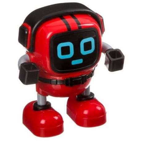 Робот BONDIBON Робот-волчок с гироскопом и пусковым шнуром BB4245, красный
